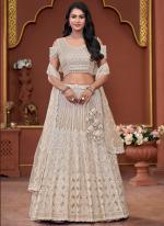 Net Chiku Bridal Wear Zarkan Work Readymade Lehenga Choli